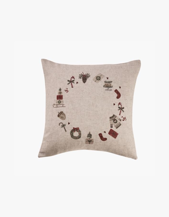 Prydnadskudde natur - 45x45 cm natur - 1