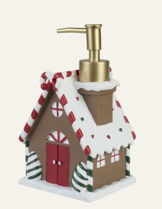 Gingerbread house tvålpump multi/brun