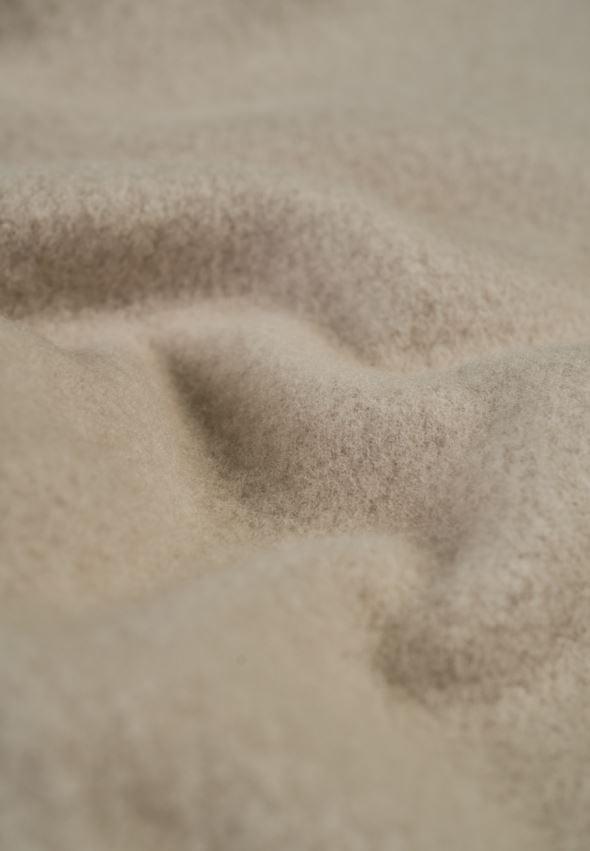 Fleecepläd taupe - 2