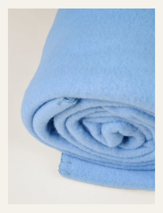 Fleecepläd himmelsblå - 2