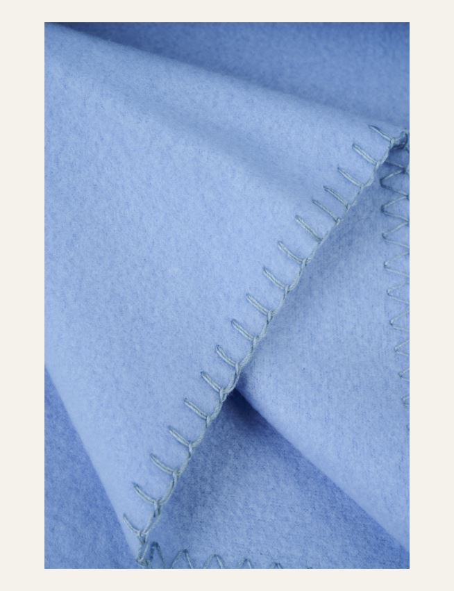 Fleecepläd himmelsblå - 3