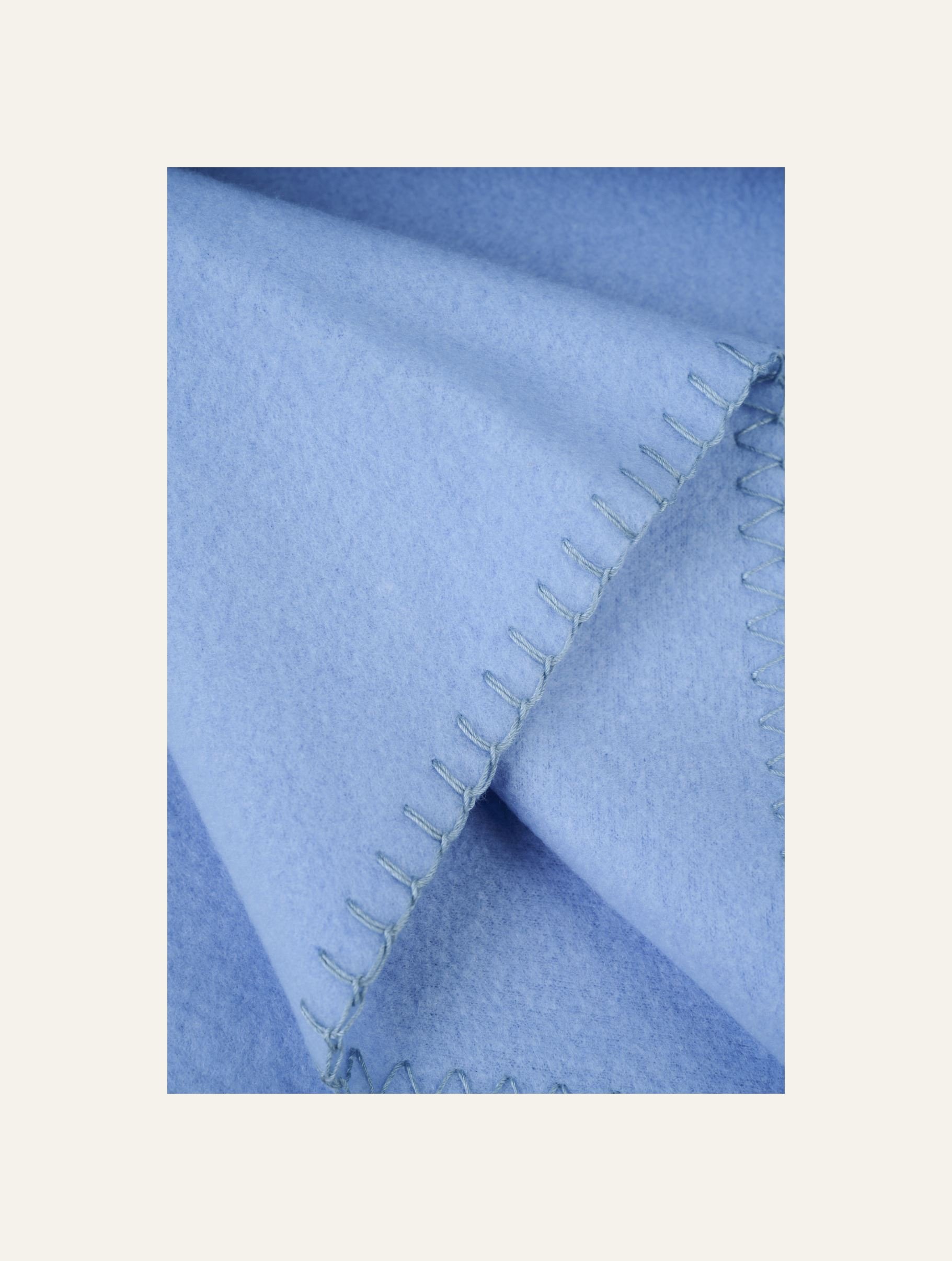 Fleecepläd himmelsblå - 3