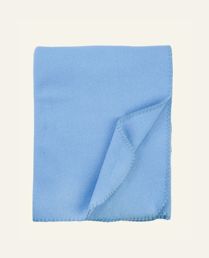 Fleecepläd himmelsblå - 130x170 cm himmelsblå - 1