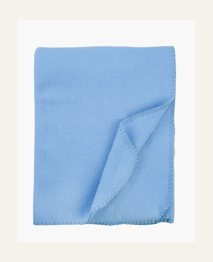 Fleecepläd himmelsblå - 130x170 cm himmelsblå - 1