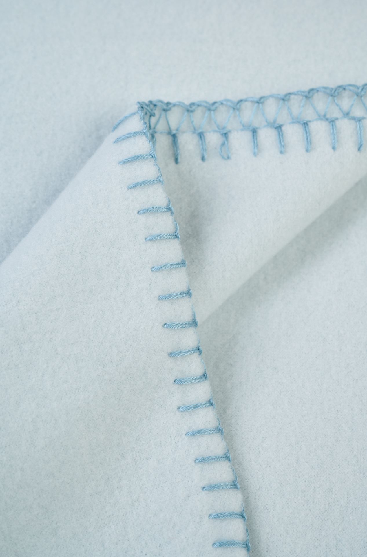 Fleecepläd ljusblå - 2