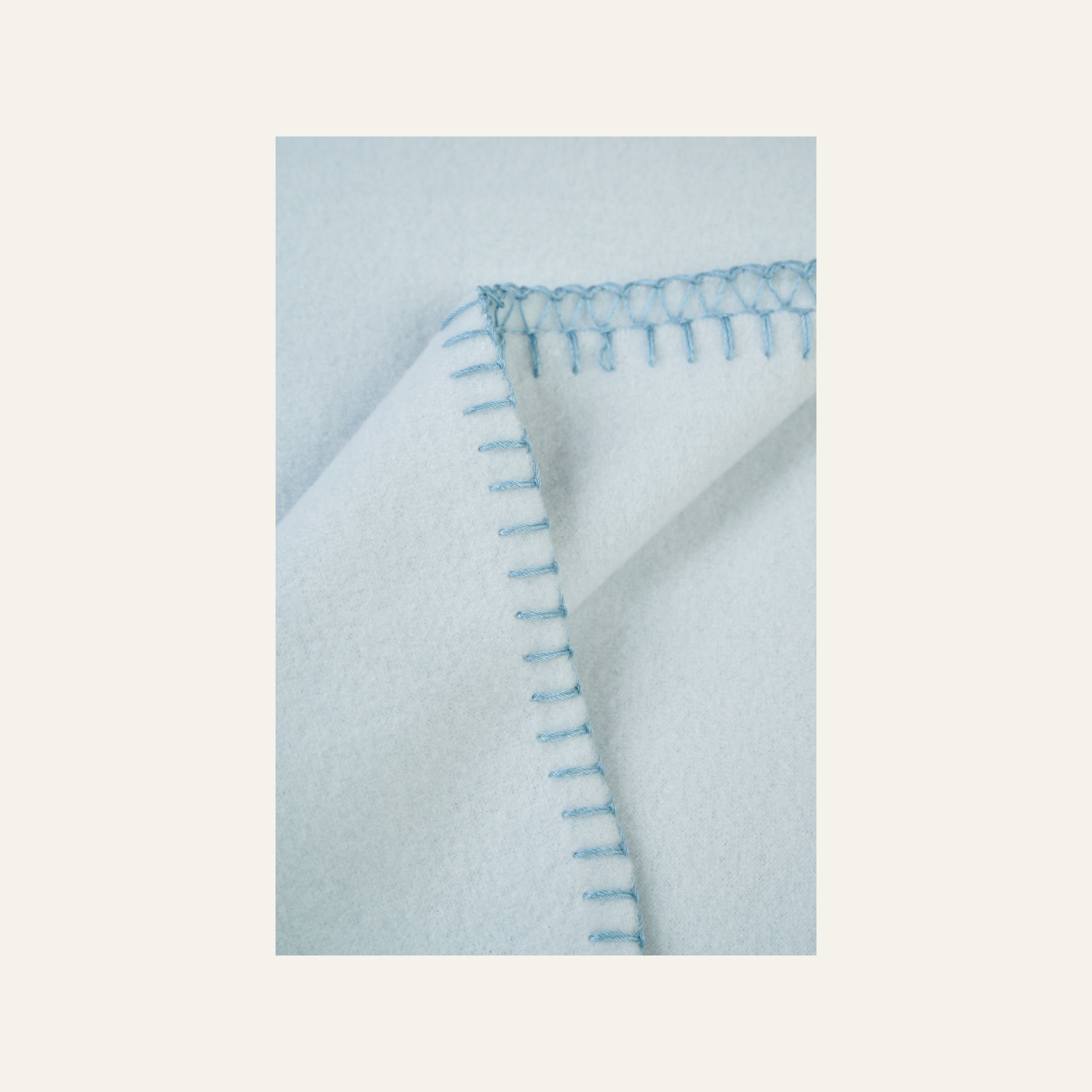Fleecepläd ljusblå - 2