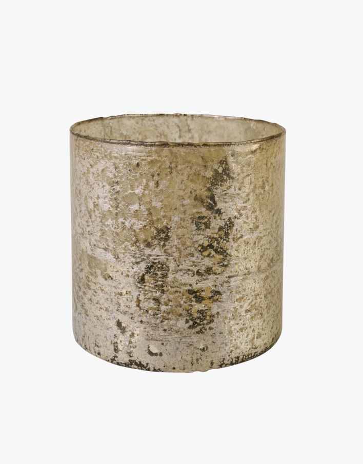 Värmeljushållare guld - 15x15x15,5 cm guld - 1