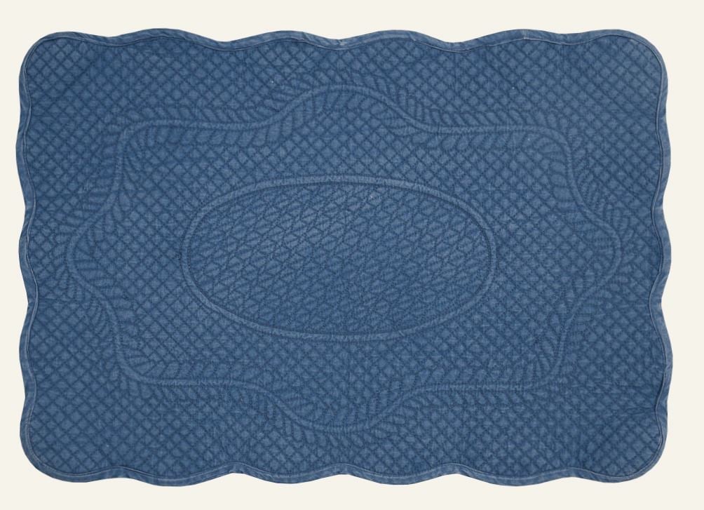 Bordstablett gråblå - 33x48 cm gråblå - 1