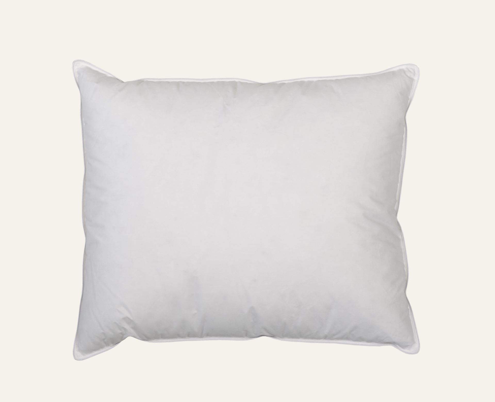 Låg dun- och fjäderkudde vit - 2