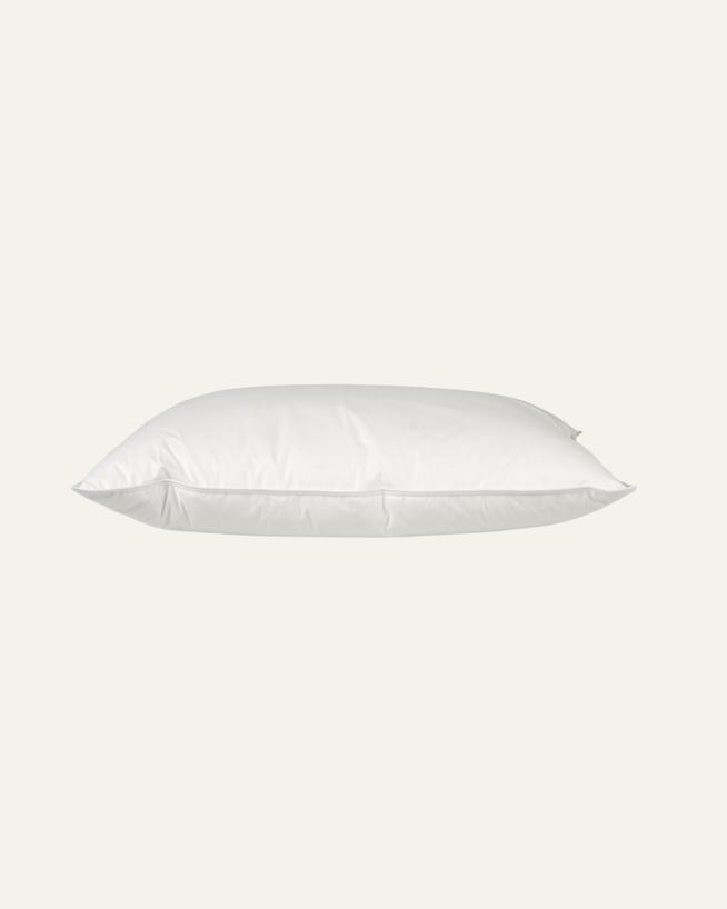 Låg dun- och fjäderkudde vit - 50x60 cm vit - 1