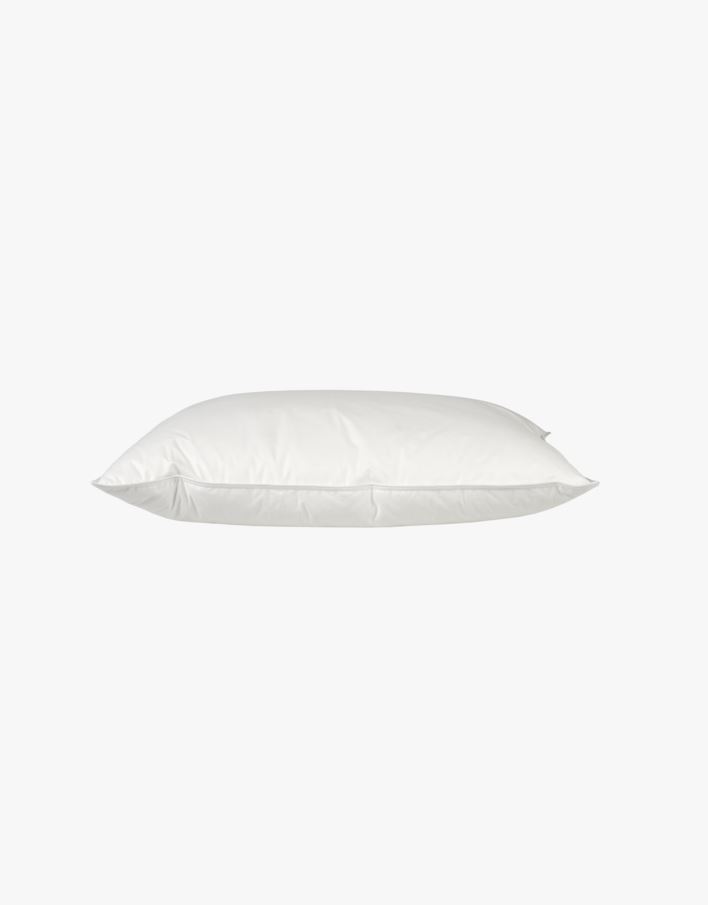 Låg dun- och fjäderkudde vit - 50x60 cm vit - 1