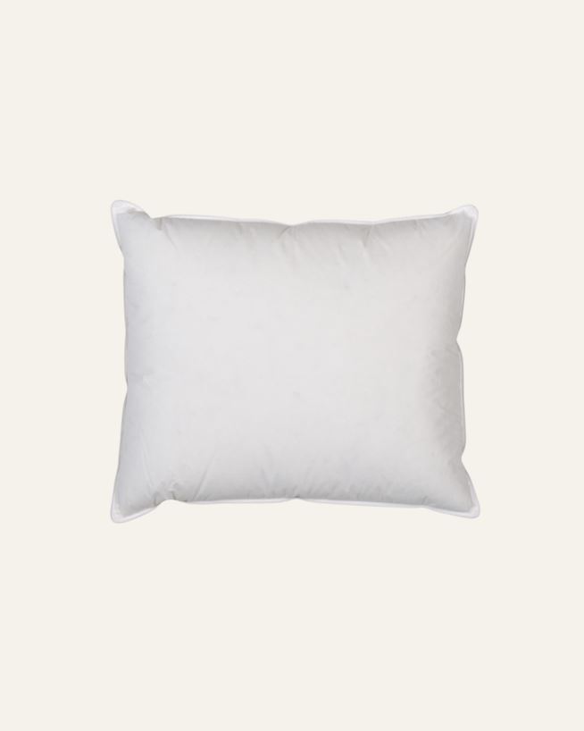 Medelhög dun och fjäderkudde vit - 50x60 cm vit - 1