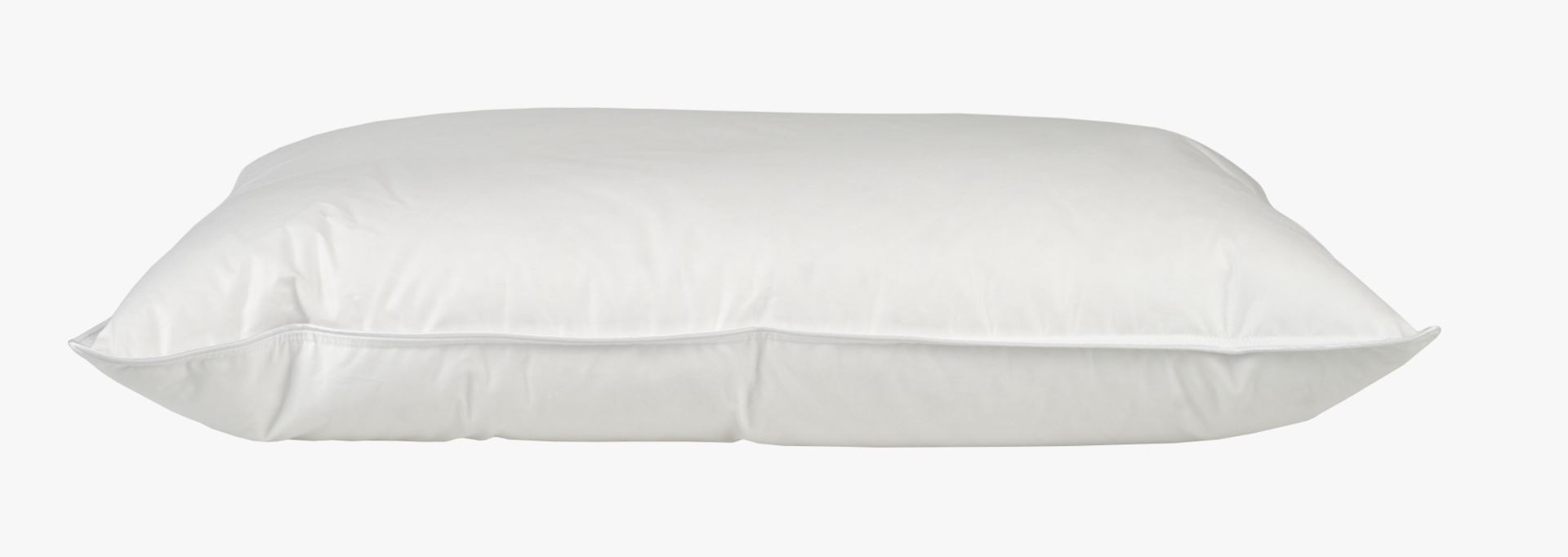 Medelhög dun och fjäderkudde vit - 2