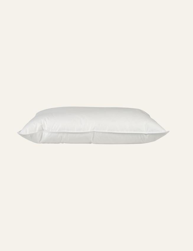 Medelhög dun och fjäderkudde vit - 2