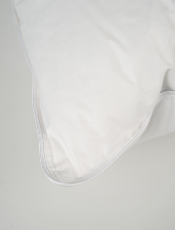 Medelhög dun och fjäderkudde vit - 3