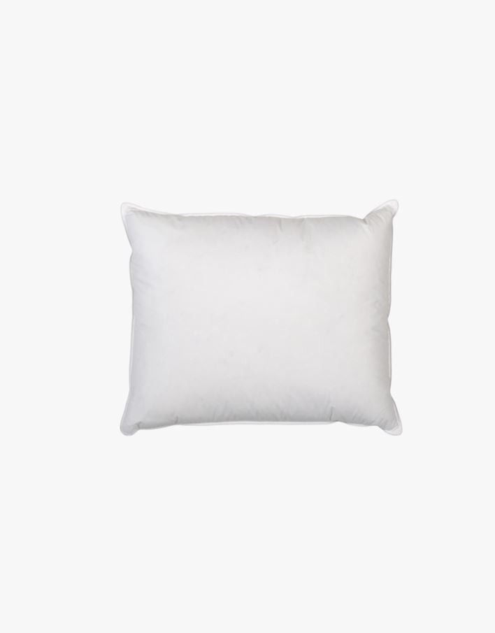 Hög dun- och fjäderkudde vit - 50x60 cm vit - 1