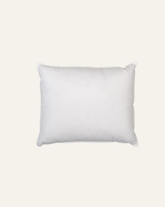 Hög dun- och fjäderkudde vit - 50x60 cm vit - 1