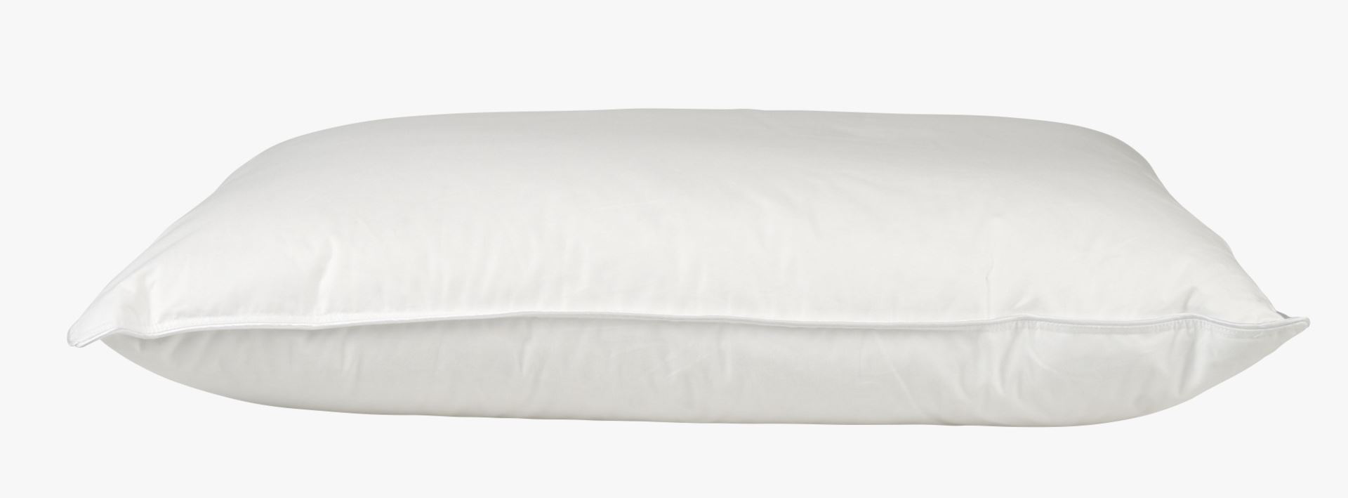 Hög dun- och fjäderkudde vit - 2