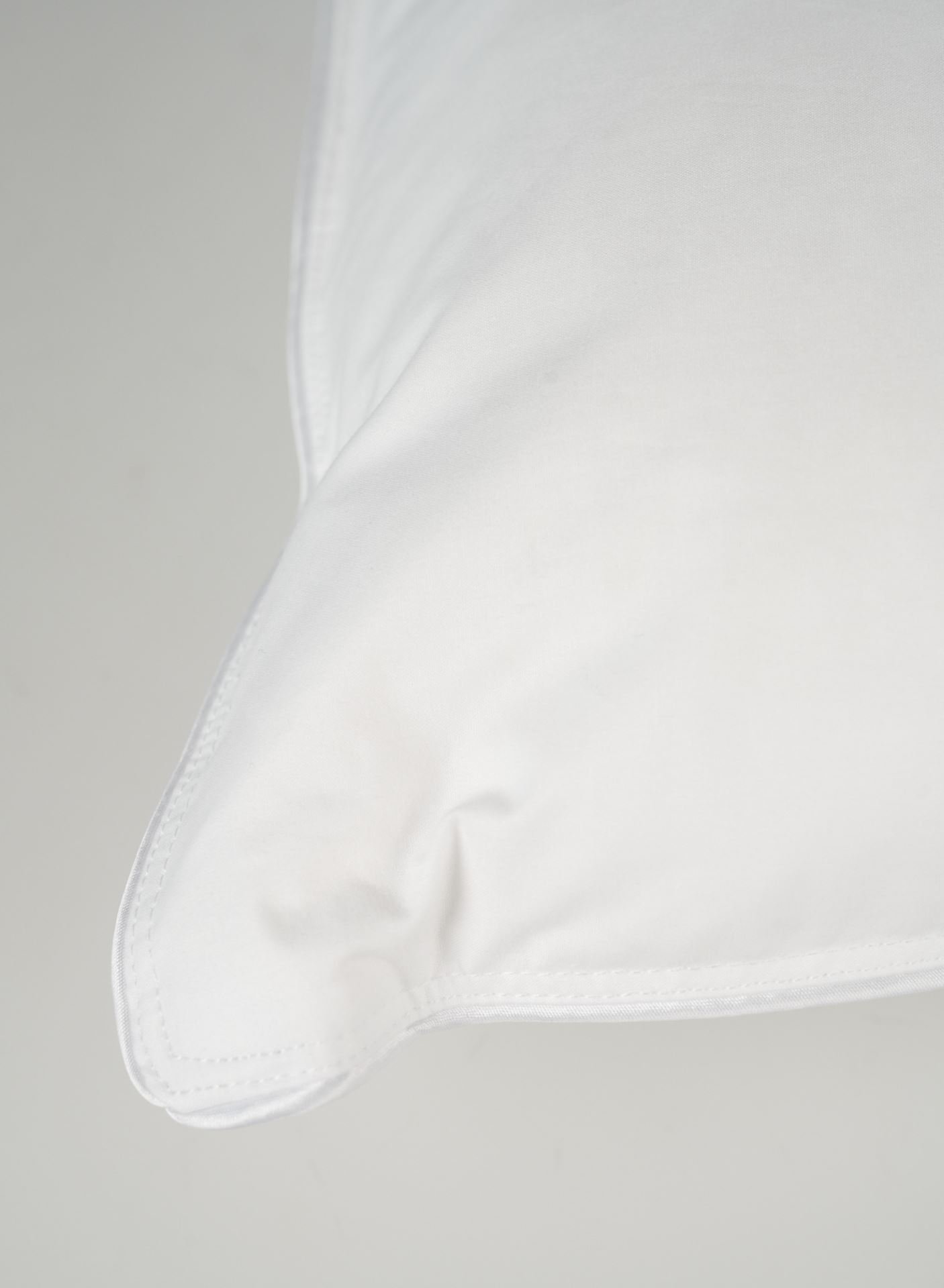 Hög dun- och fjäderkudde vit - 3