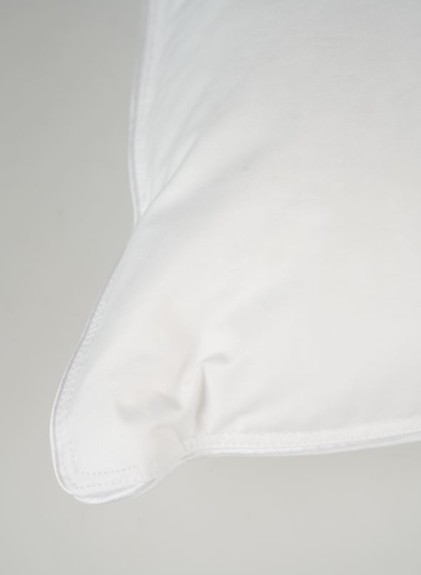 Hög dun- och fjäderkudde vit - 3