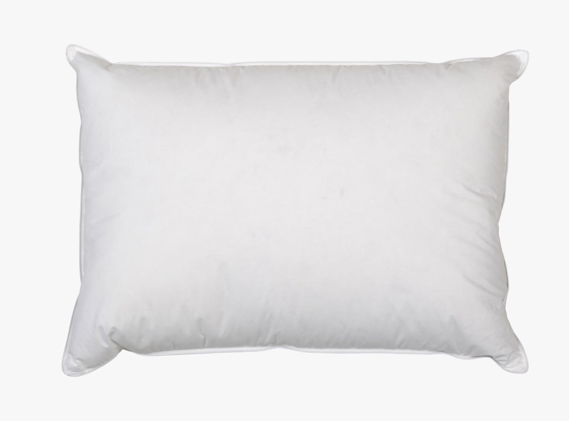 Hög dun- och fjäderkudde vit - 50x70 cm vit - 1