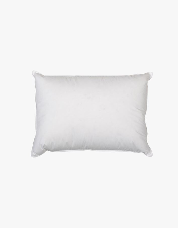 Hög dun- och fjäderkudde vit - 50x70 cm vit - 1