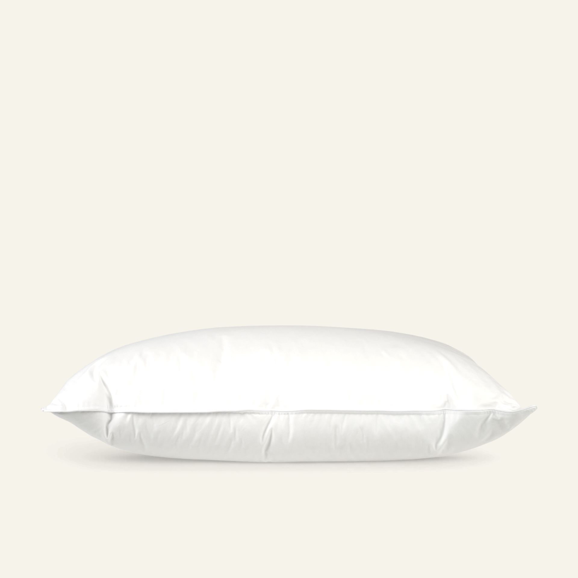 Hög dun- och fjäderkudde vit - 3