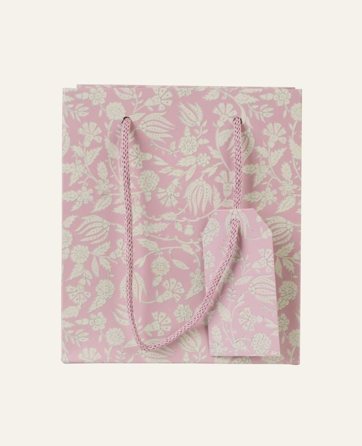 Presentpåse rosa - 13x15x9 cm rosa - 1