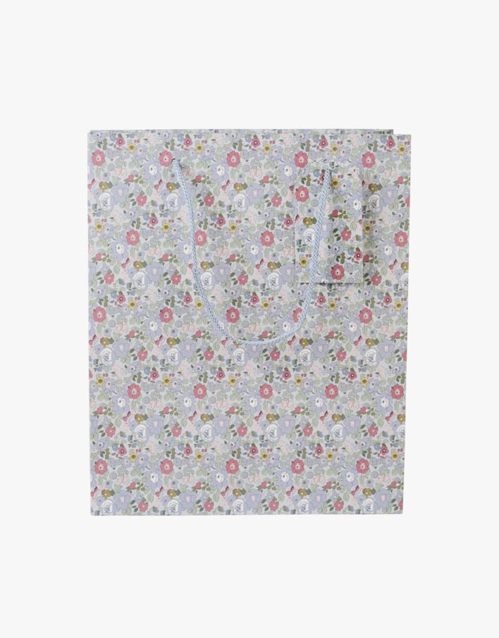 Presentpåse multi/blå - 24x29x10 cm multi/blå - 1