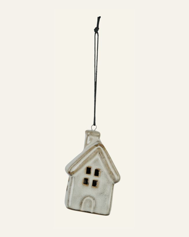 Julgransdekoration beige - 5x3,5x7 cm beige - 1