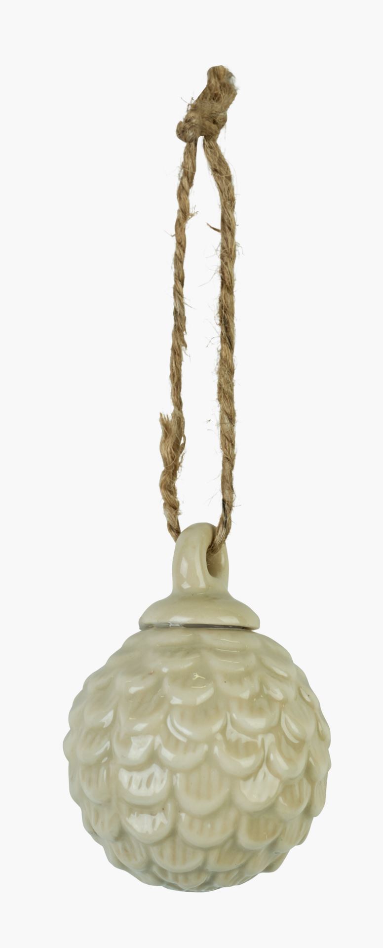 Julgransdekoration beige - 3,7x3,7x5 cm beige - 1