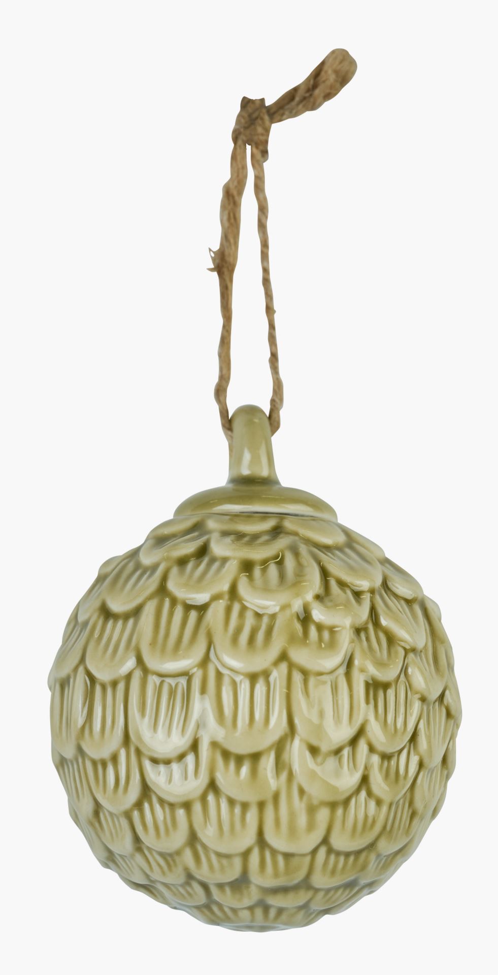 Julgransdekoration kaki - 6,5x6,5x8,1 cm kaki - 1