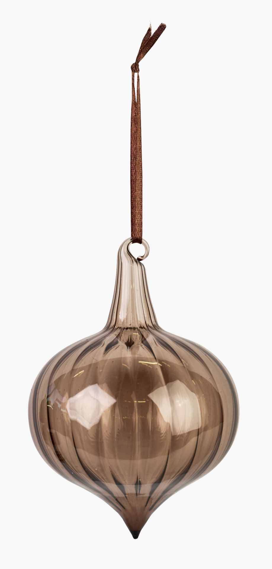 Julgransdekoration ljusbrun - 8x8x10,7 cm ljusbrun - 1