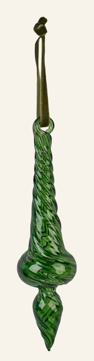 Hazel julgransdekoration mörkgrön