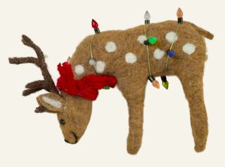 Deco deer dekoration multi/brun