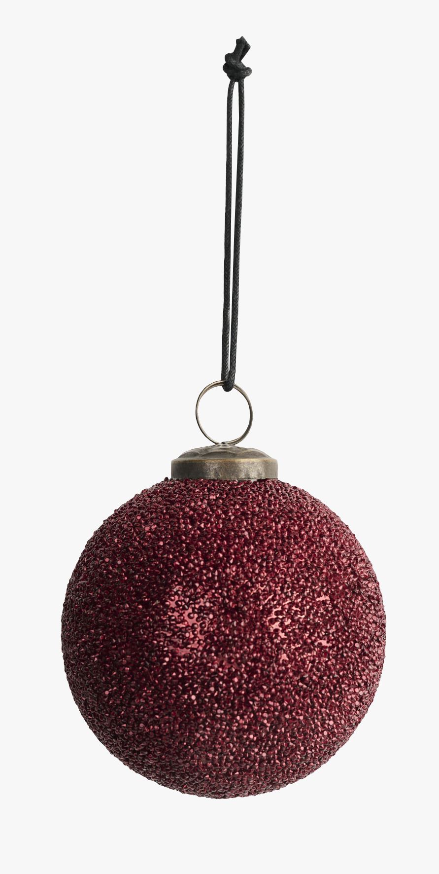 Julgranskula röd - ø10 cm röd - 1