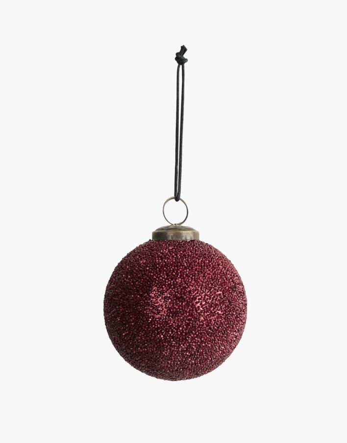 Julgranskula röd - ø10 cm röd - 1