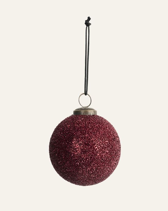 Julgranskula röd - ø10 cm röd - 1