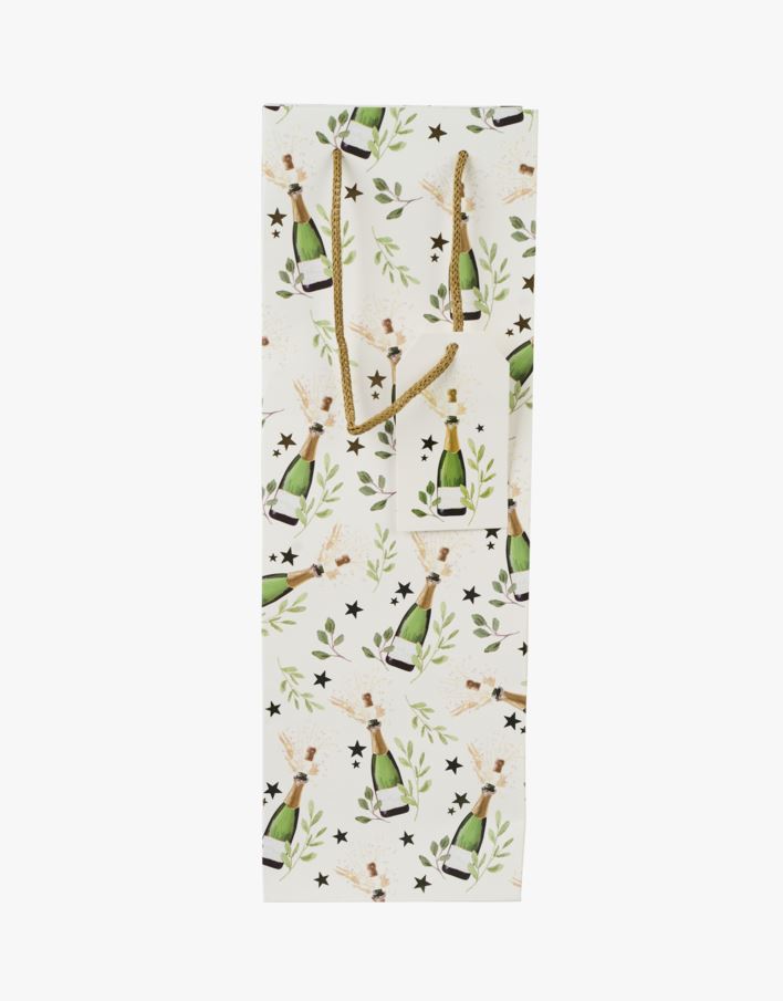 Flaskpåse vit - 12x36x10 cm vit - 1