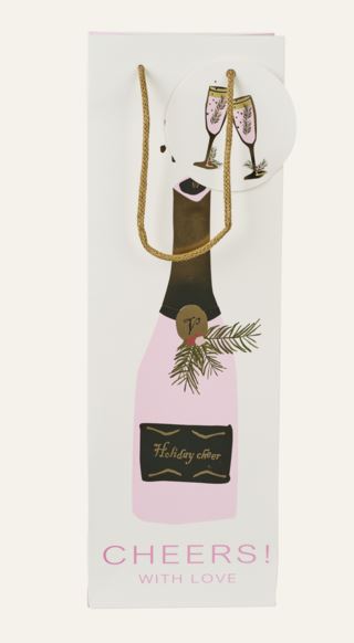 Cheers flaskpåse vit