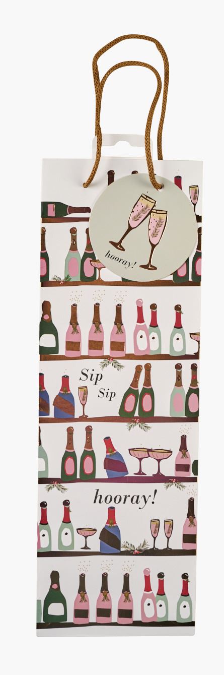 Flaskpåse vit - 12x36x10 cm vit - 1