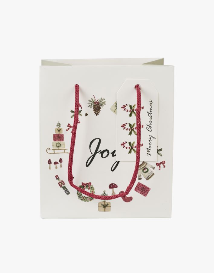Presentpåse vit - 13x15x9 cm vit - 1