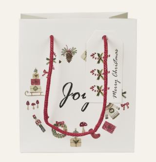 Nostalgia presentpåse vit