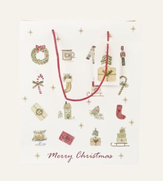 Nostalgia presentpåse vit