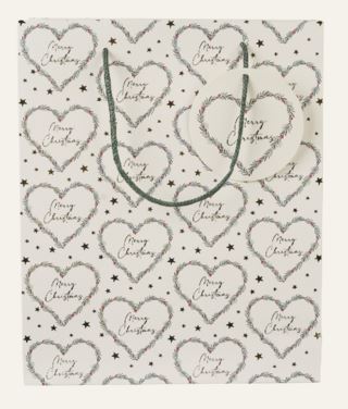 Merry Hearts presentpåse offwhite