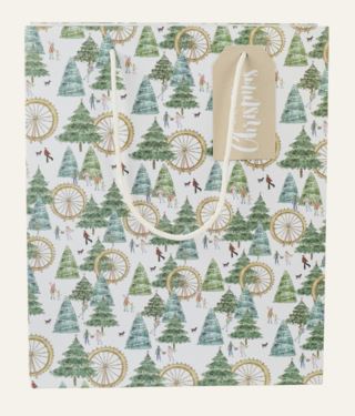 City Christmas presentpåse multi/vit