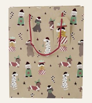 X-mas Dogs presentpåse natur