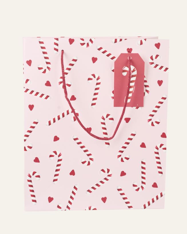 Presentpåse rosa - 24x29x10 cm rosa - 1