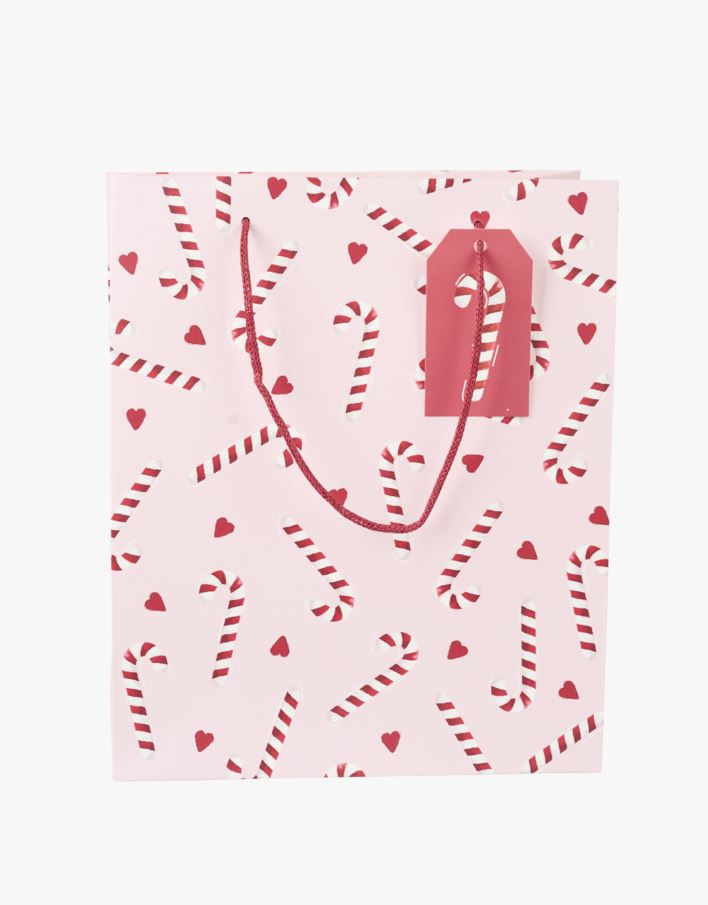 Presentpåse rosa - 24x29x10 cm rosa - 1