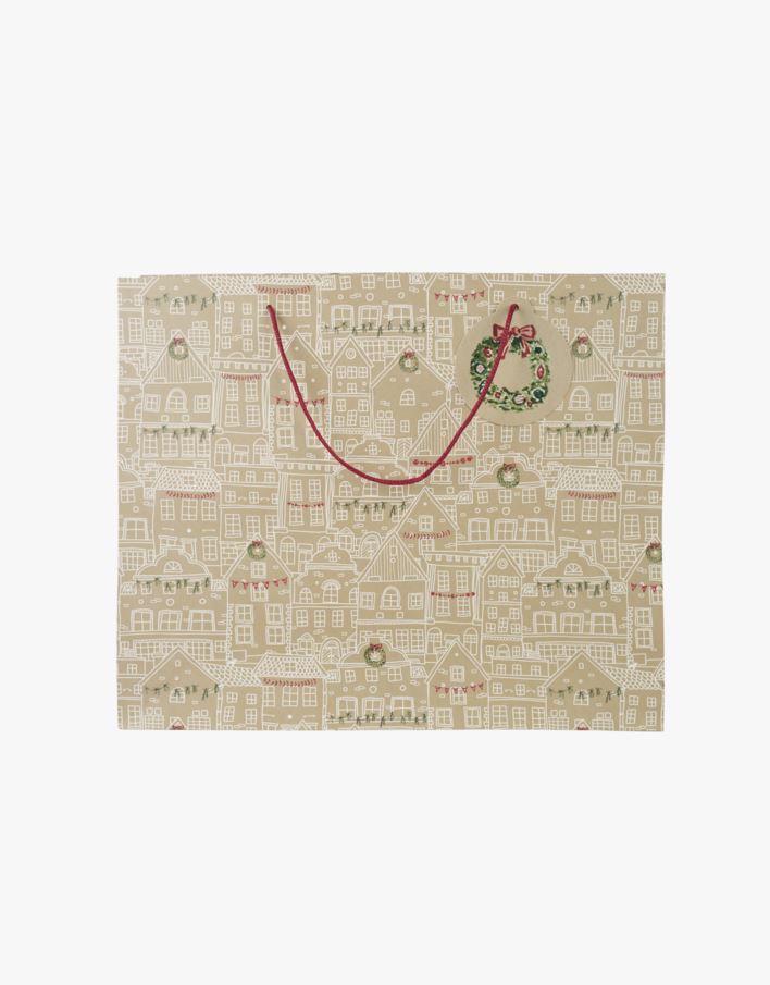 Presentpåse natur - 36x42x14 cm natur - 1